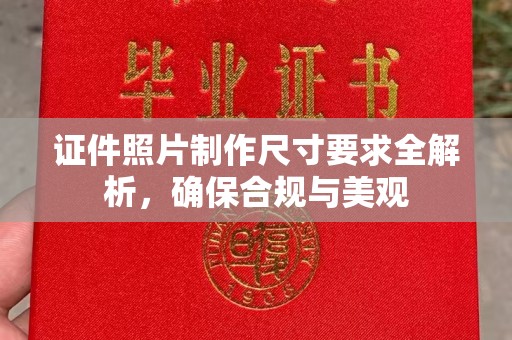 涪陵证件照片制作尺寸要求全解析，确保合规与美观