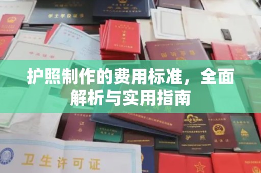 涪陵护照制作的费用标准，全面解析与实用指南